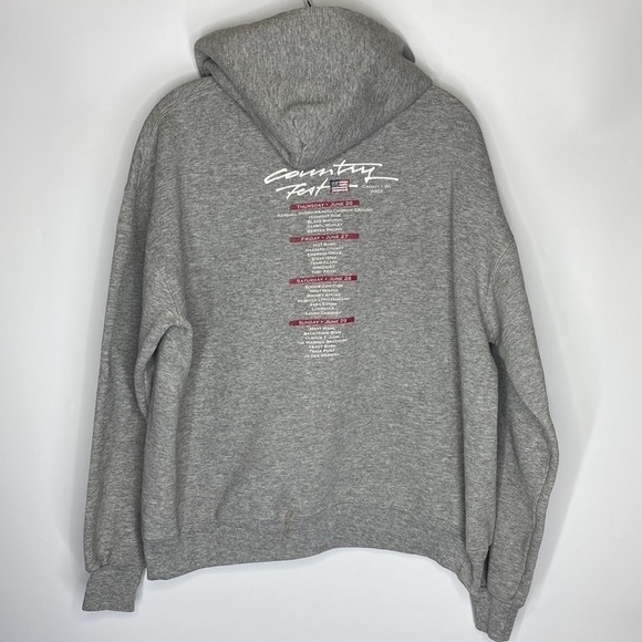 Vintage Artisans Country Fest Cadott Wisconsin 2003 Hooded Sweatshirt Medium - Picture 2 of 10